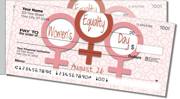 Women's Equality Side Tear Design Checks