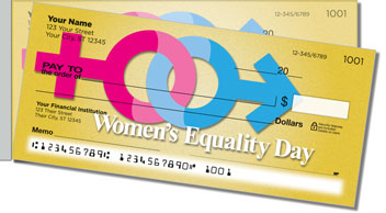 Women's Equality Side Tear Personalized Checks
