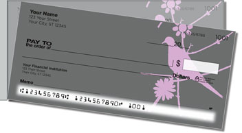 Turtle Dove Side Tear Design Checks