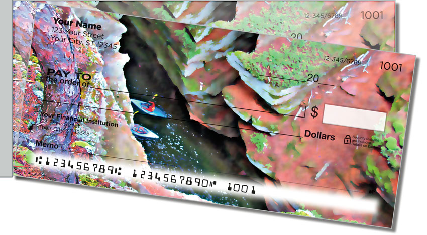 Sea Cave Side Tear Personal Checks