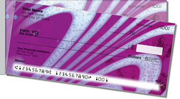 Hand Blown Glass Side Tear Personalized Checks
