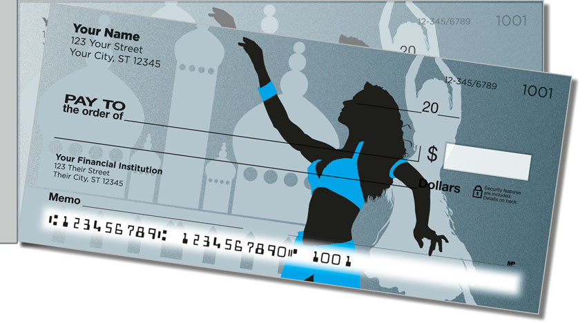 Belly Dancing Side Tear Personal Checks