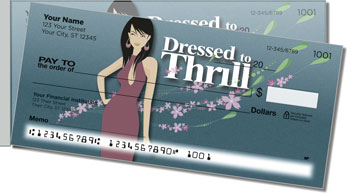 Dressed to Thrill Side Tear Design Checks