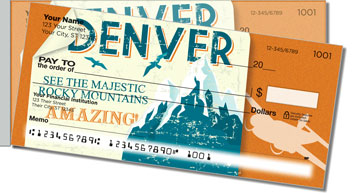Vintage Travel Side Tear Theme Checks