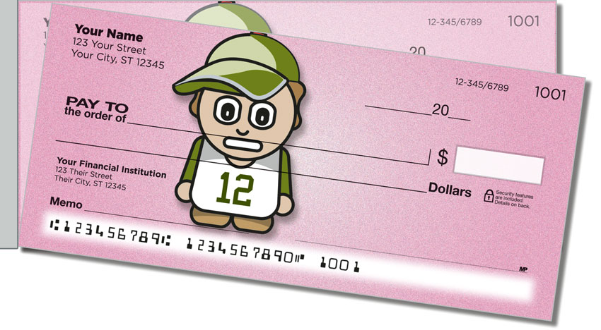 Cartoon Kid Side Tear Checks
