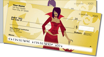 Halloween Hottie Side Tear Design Checks