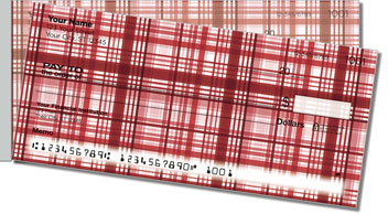 Plaid Pattern Side Tear Design Checks