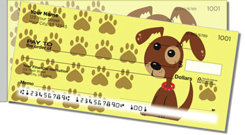 Perky Puppy Side Tear Design Checks
