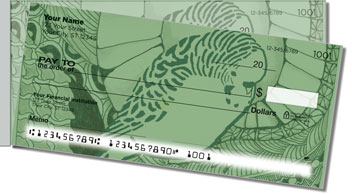 Bird Drawing Side Tear Personalized Checks