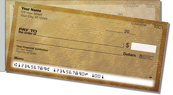 Burlap Side Tear Personalized Checks