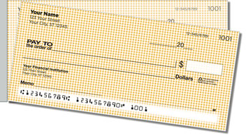 Basic Dot Side Tear Personalized Checks