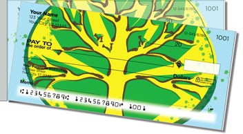 Tree of Life Side Tear Personalized Checks