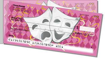 Drama Mask Side Tear Theme Checks