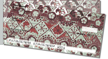 Vintage Pattern Side Tear Theme Checks