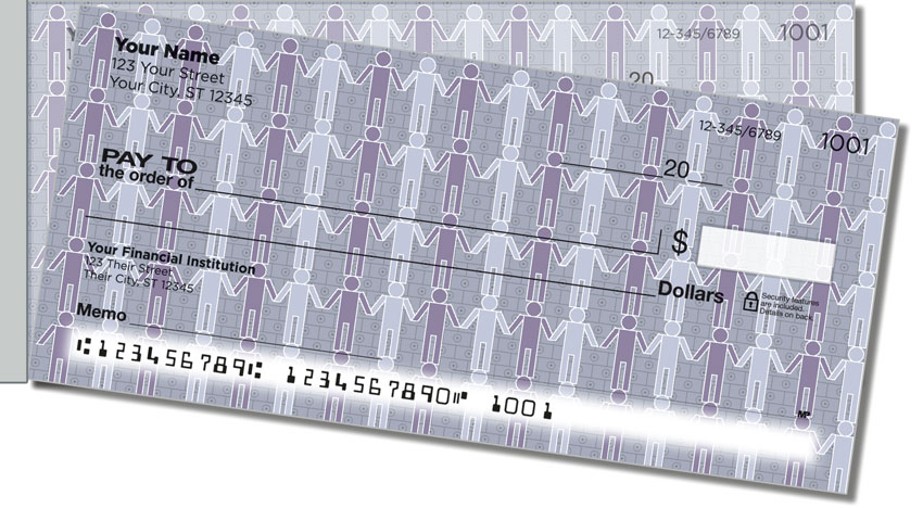 People Person Side Tear Personal Checks
