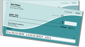 Graceful Line Side Tear Personalized Checks