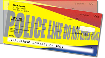 Police Force Side Tear Theme Checks