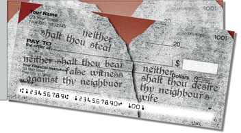 Ten Commandments Side Tear Theme Checks