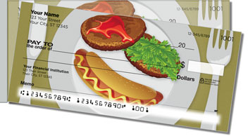 Food Face Side Tear Personalized Checks