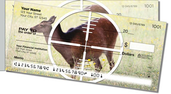 Deer Hunting Side Tear Theme Checks