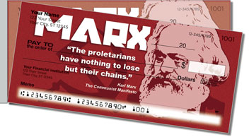 Karl Marx Side Tear Design Checks
