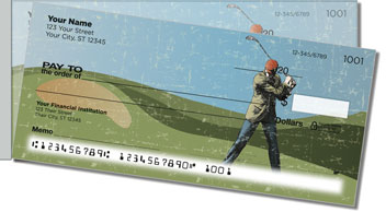 Vintage Golf Side Tear Personalized Checks