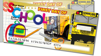 Scrapbooking Side Tear Personalized Checks