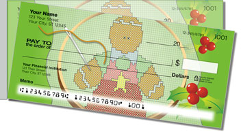 Christmas Cross Stitch Side Tear Design Checks
