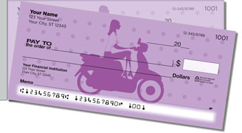 Scooter Girl Side Tear Design Checks