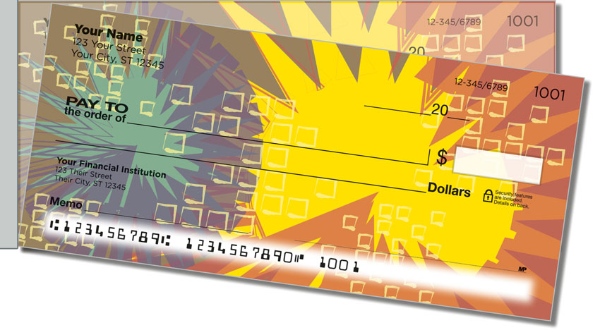 Square & Sunburst Side Tear Checks