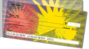 Square & Sunburst Side Tear Design Checks