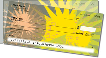 Square & Sunburst Side Tear Theme Checks