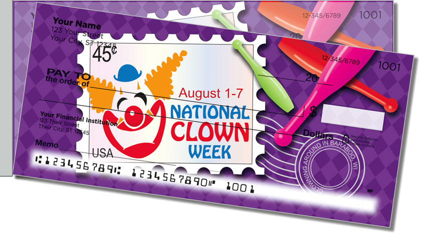 National Clown Week Side Tear Checks