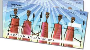 Maasai Tribe Side Tear Design Checks