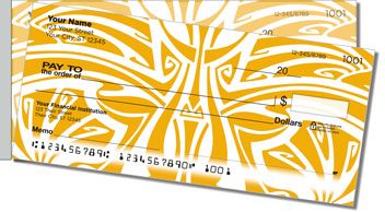 Art Nouveau Pattern Side Tear Design Checks