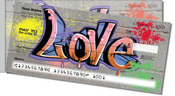 Urban Graffiti Side Tear Design Checks