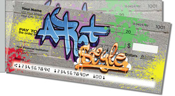 Urban Graffiti Side Tear Theme Checks