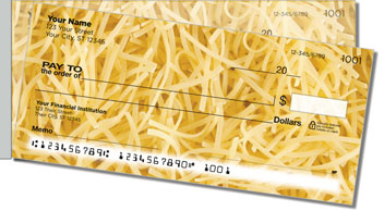 Pasta Side Tear Personalized Checks