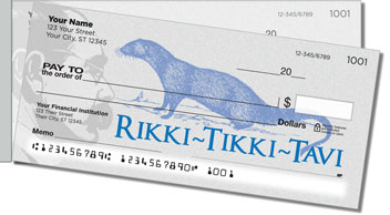 Rudyard Kipling Side Tear Personalized Checks