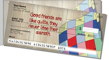 Friends Are... Side Tear Design Checks