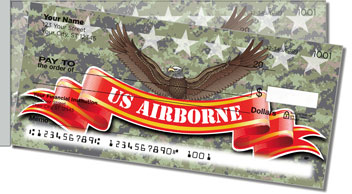 U.S. Airborne Side Tear Theme Checks