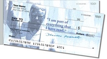 Teddy Roosevelt Side Tear Design Checks