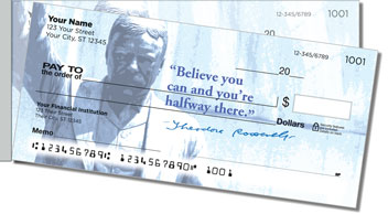 Teddy Roosevelt Side Tear Personalized Checks