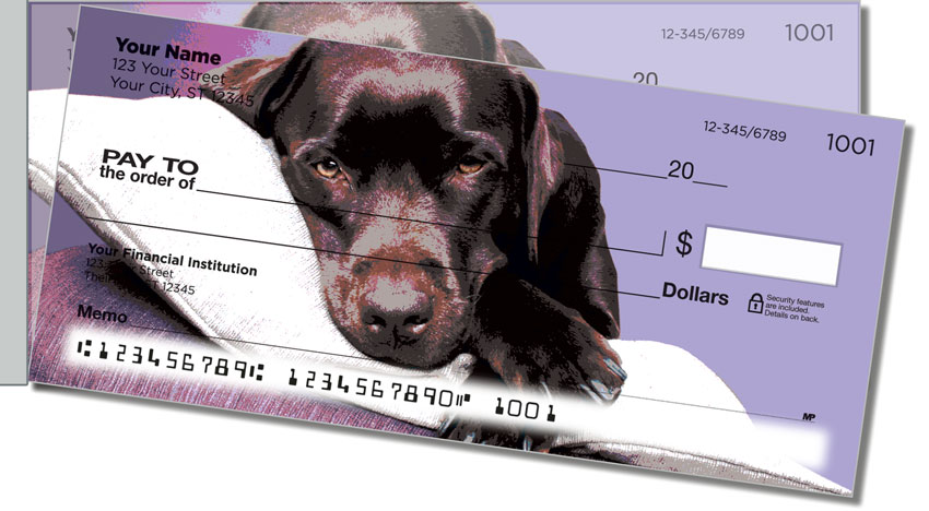 Dog Portrait Side Tear Checks