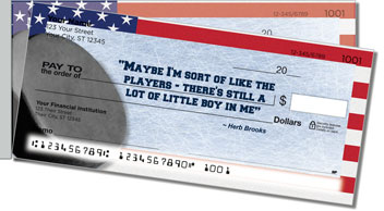 Herb Brooks Side Tear Personalized Checks