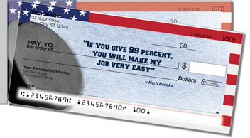 Herb Brooks Side Tear Theme Checks