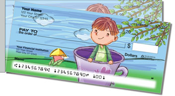 Cute Kiddo Side Tear Design Checks