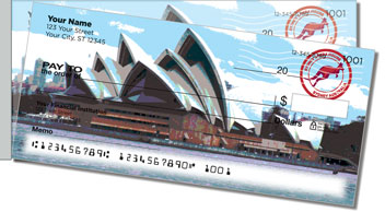 Australia Side Tear Personalized Checks