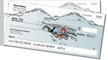 Vintage Winter Side Tear Design Checks