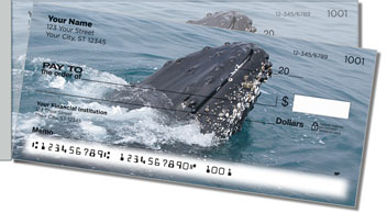 Animals of Antarctica Side Tear Personalized Checks
